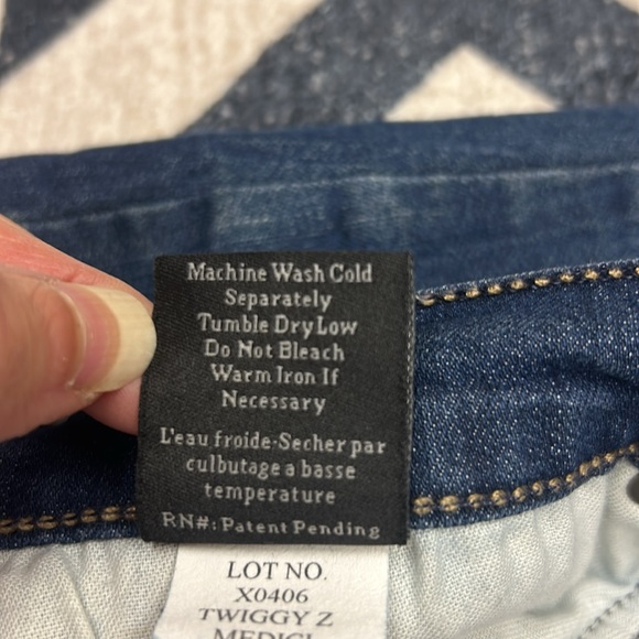 James Jeans Stretch Medium Wash Denim Jeans Size 24 Plus - Picture 4 of 5